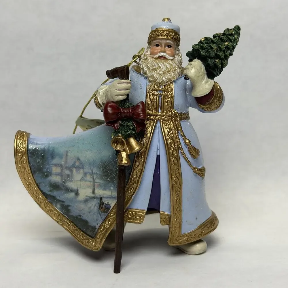 Thomas Kinkade Old World Santa Ashton‎ Drake Ornaments Set of 10 Christmas Lot 6